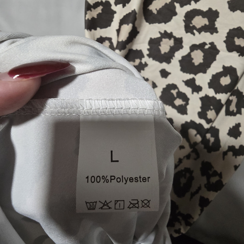 Leopard Print Knot Detail Dress - Picture 5 of 5